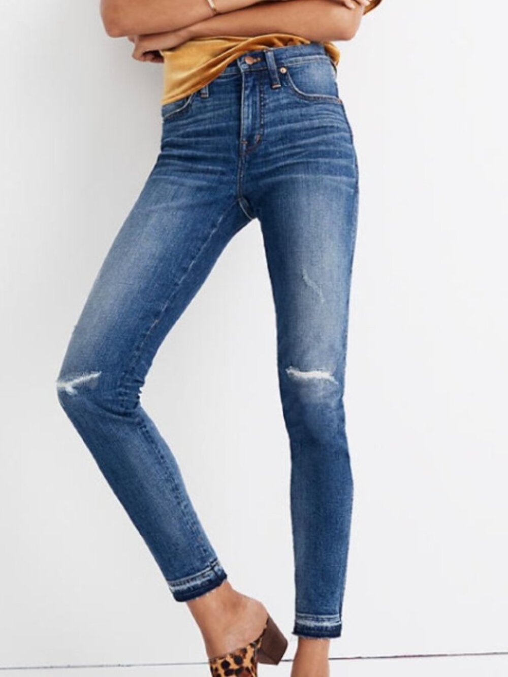 Madewell Petite 9" High-Rise Skinny Jeans
